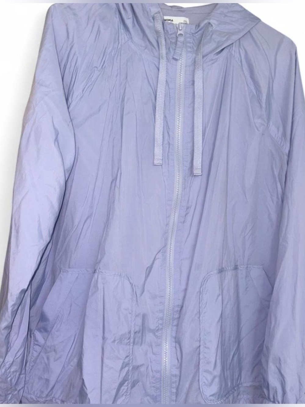 Sonoma Light Purple Hooded Bomber Jacket Size XXL